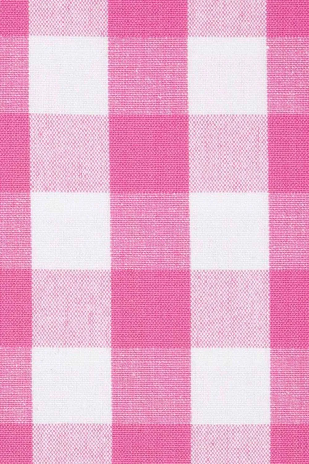 Homescapes Cotton Block Check Gingham Eyelet Curtain Pair in Pink 4