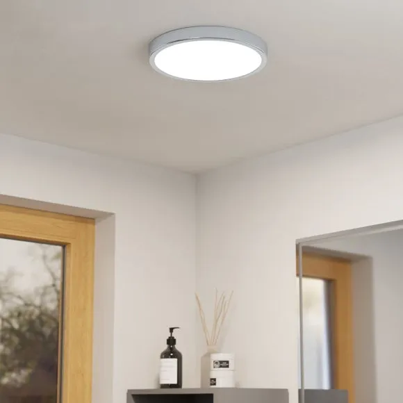 EGLO Fueva Modern Colour Changing LED Flush Ceiling Light