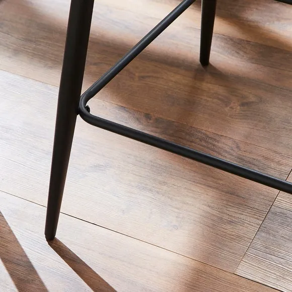 Taylor Counter Height Bar Stool, Natural Fabric 4