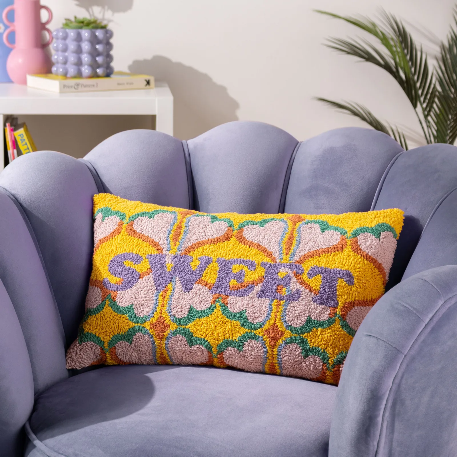 Heya Home Sweet Knitted Tufted Loop Cushion