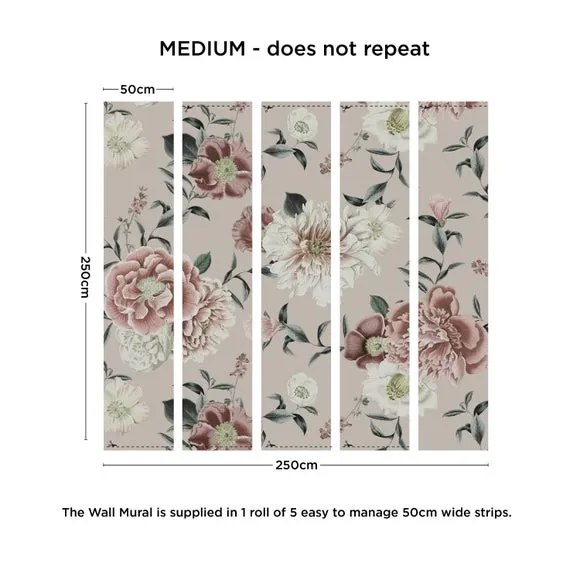 Vintage Floral Wall Mural 4