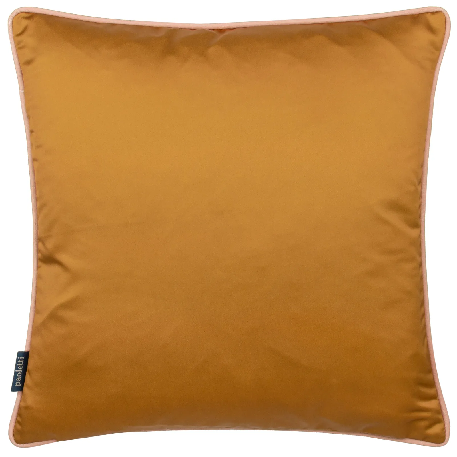 Paoletti Carnaby Chain Geometric Satin Cushion in Teal 3