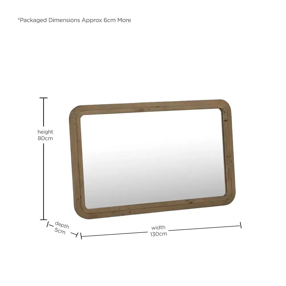 Tosca Wall Mirror, Square, Wood | Barker & Stonehouse 5