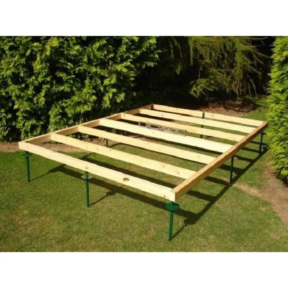 Shires Adjustable Shed Base Approx 8 x 6 Feet in Natural