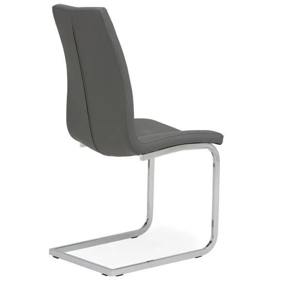 Set of 2 Jamison Dining Chairs, Faux Leather 6