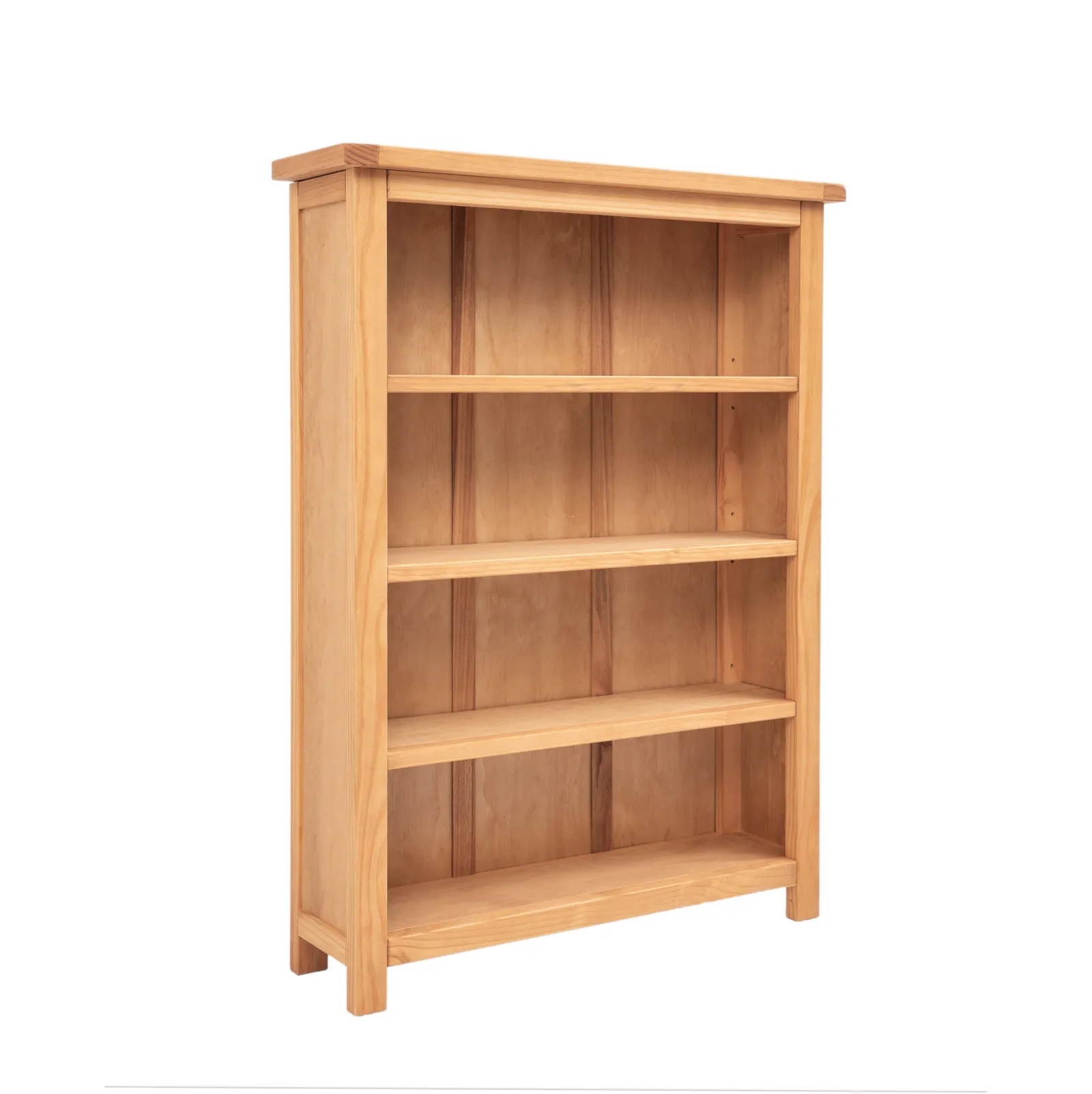 Cabinet Bits Bookcase 120x90x25cm in Light Brown 2