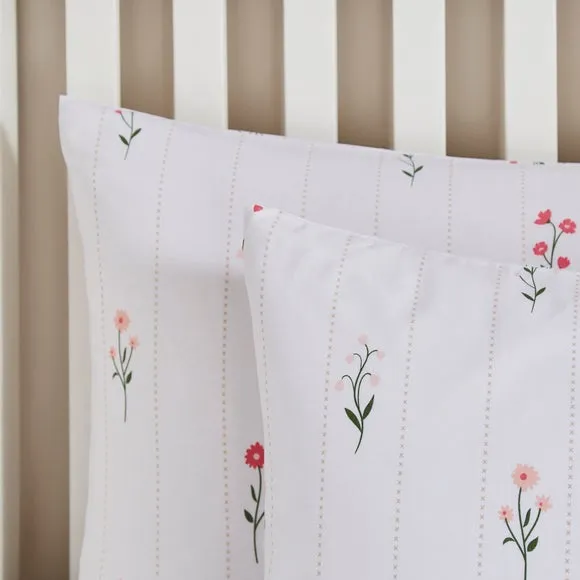 Stella Floral Polycotton Standard Pillowcase Pair 2