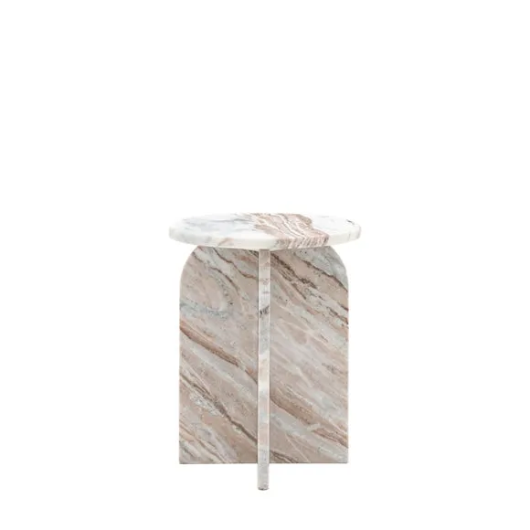 Amora Solid Marble Side Table 5