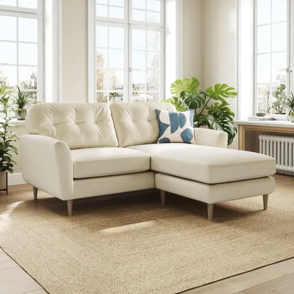 Sven Opulent Velvet Reversible Corner Chaise Sofa 1