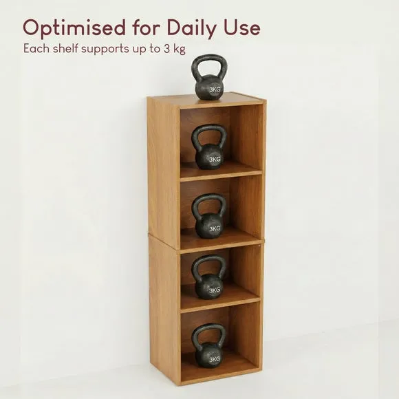 Oxford 4 Tier Cube Bookcase 6