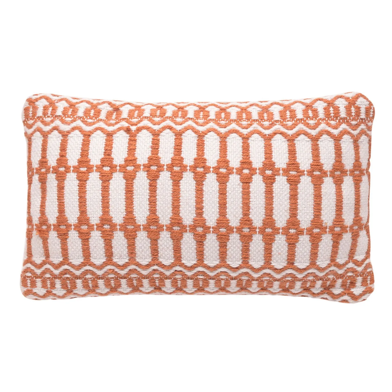 Country Living Outdoor Woven Terracotta Cushion - 30cm x 50cm