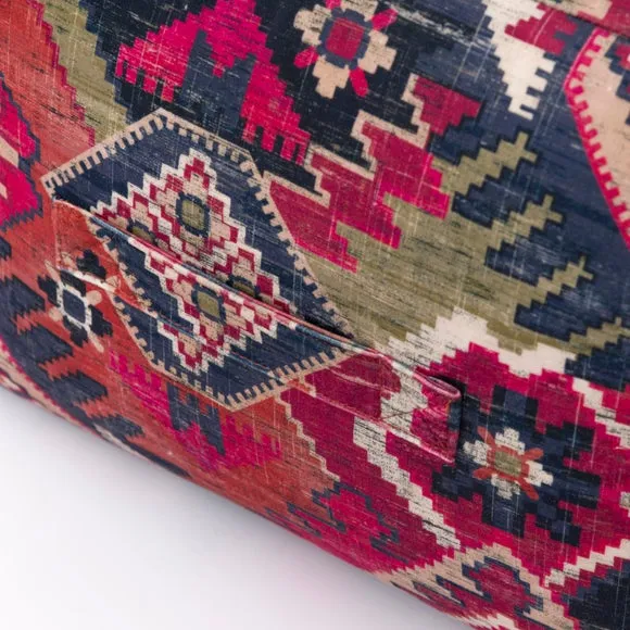 Hester Kilim Cube Pouffe 5