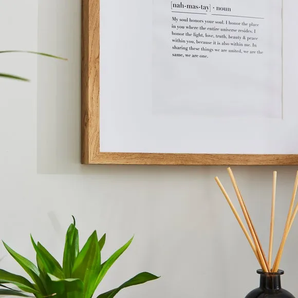 Oversized Mount Square Light Wood Photo Frame 2
