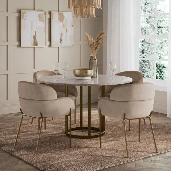Talullua Dining Chair, Velvet 2