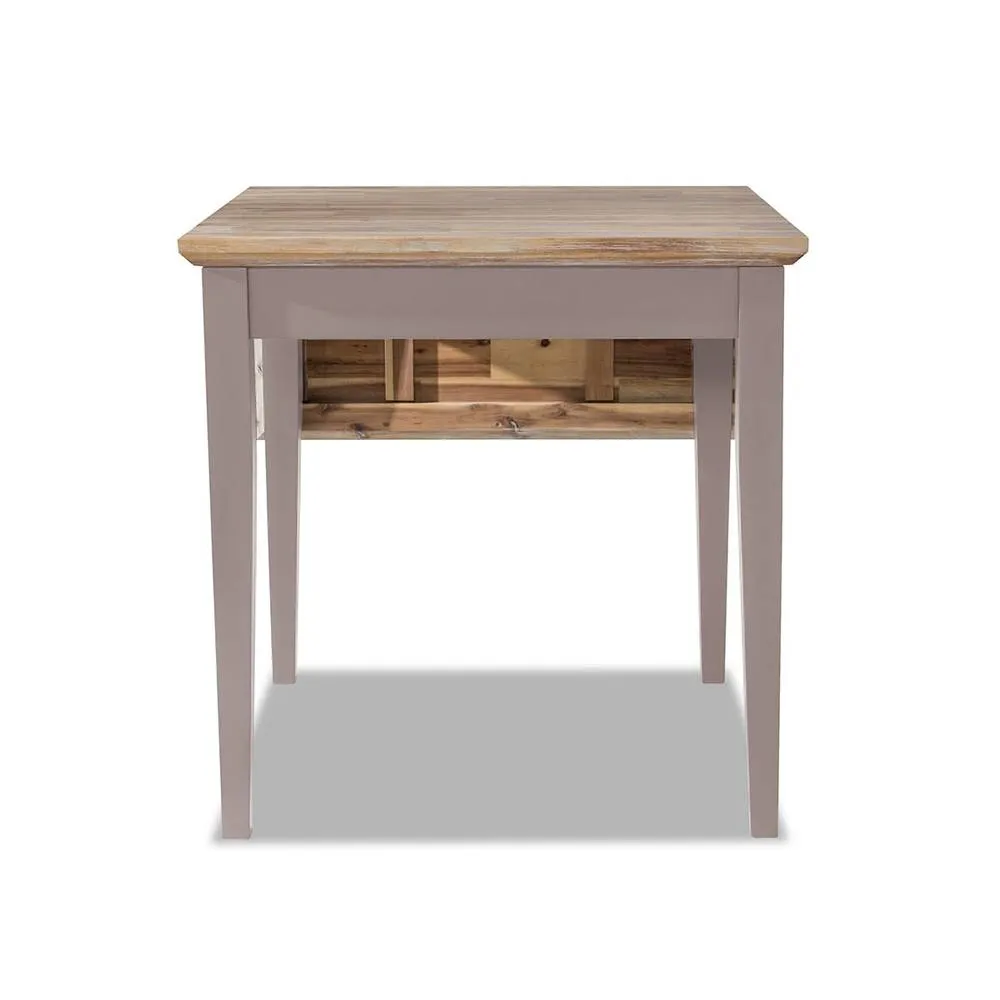 Statement Furniture Florence Square Extendable Kitchen Dining Table in Taupe 5