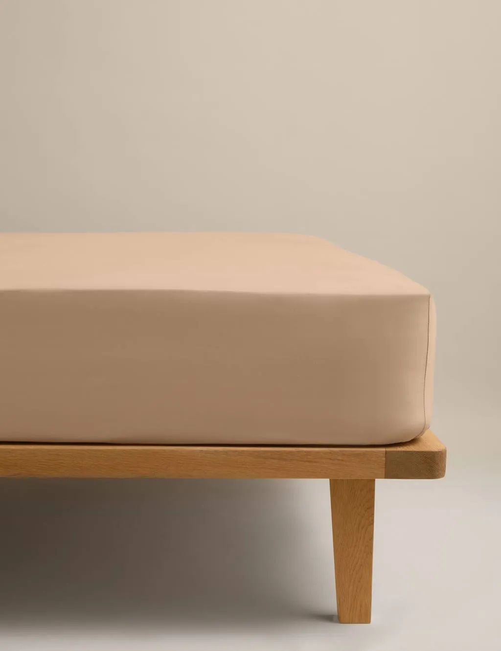 M&S Egyptian Cotton Deep Fitted Sheet Biscuit