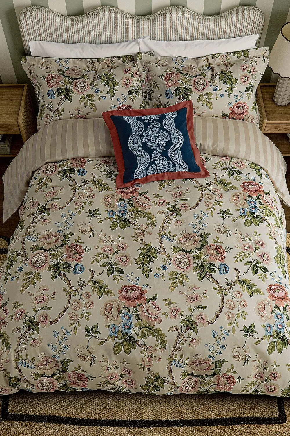 Sanderson 'Hykenham' Cotton Duvet Cover Set 4