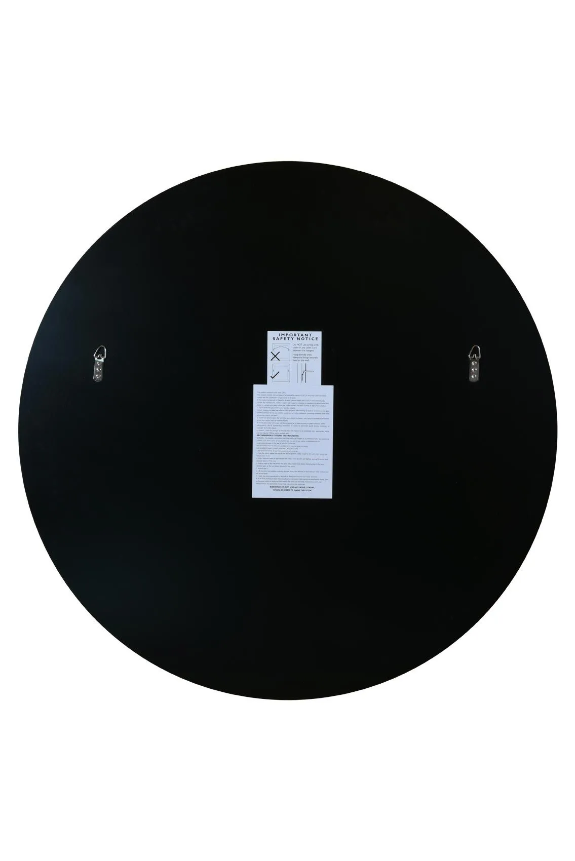 MirrorOutlet Round Circular Antiqued Mirror with Polished Edge 39"x39" (100x100CM) in Silver 5