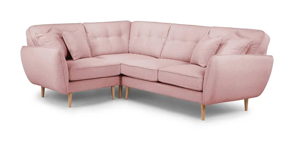 The Great Sofa Company Ailis 1 Corner 2 Faro Soft Pink in Dusty Pink 2
