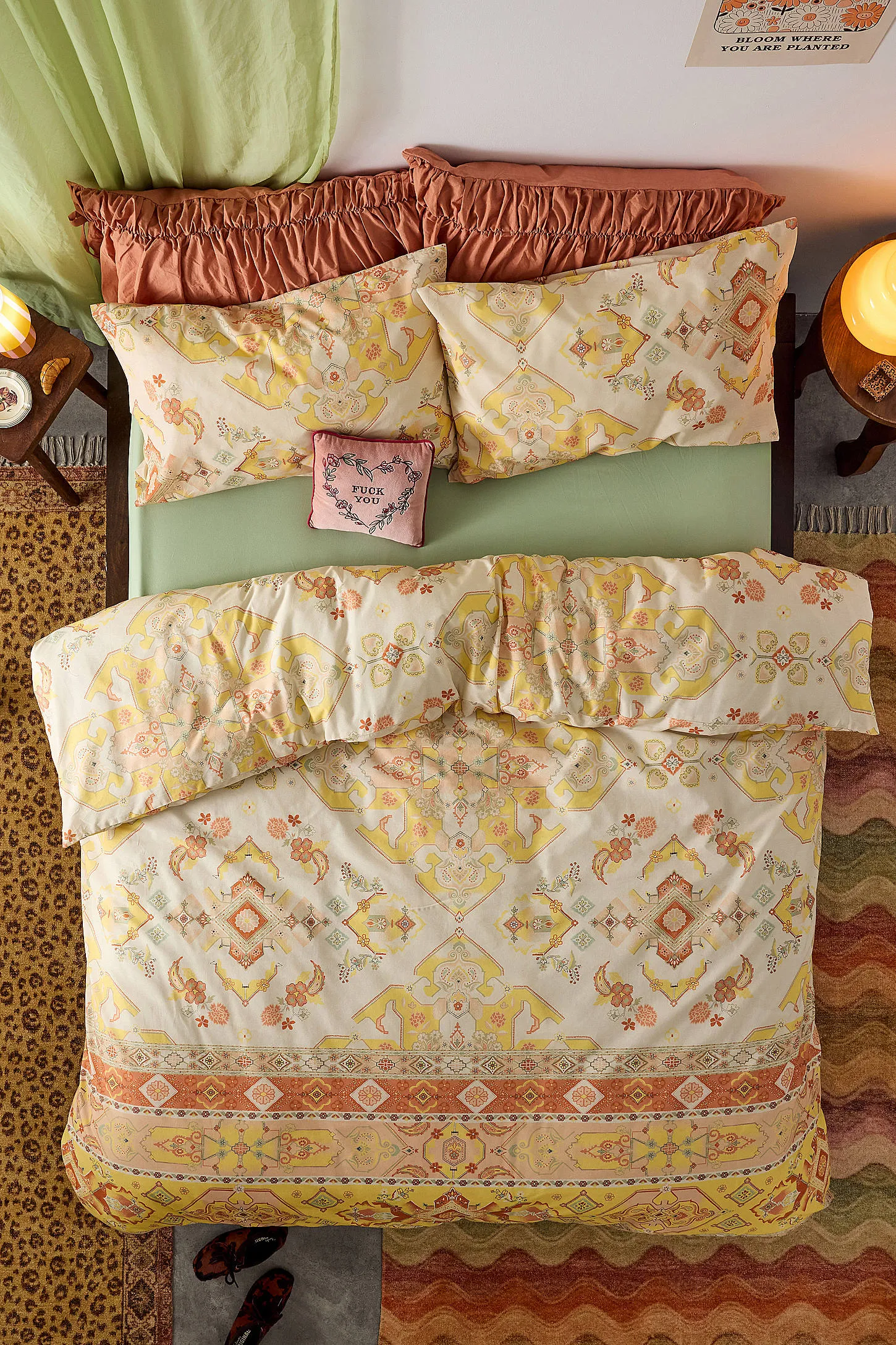 Acacia Duvet Set - Yellow