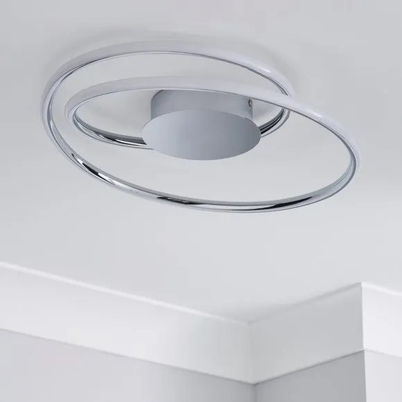Langdon Bathroom Integrated LED Flush Ceiling Light 2