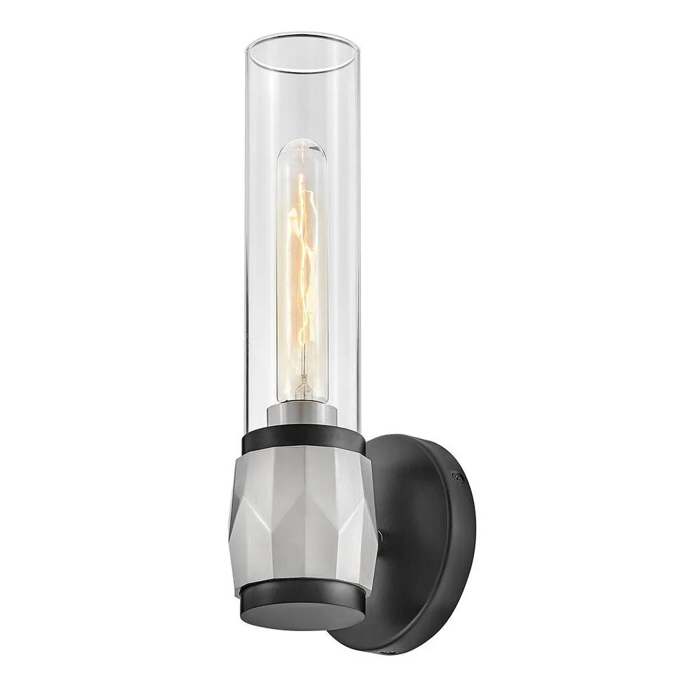 Netlighting Hinkley Ellison Bathroom Wall Lamp Black Nickel IP44 1x E27 5
