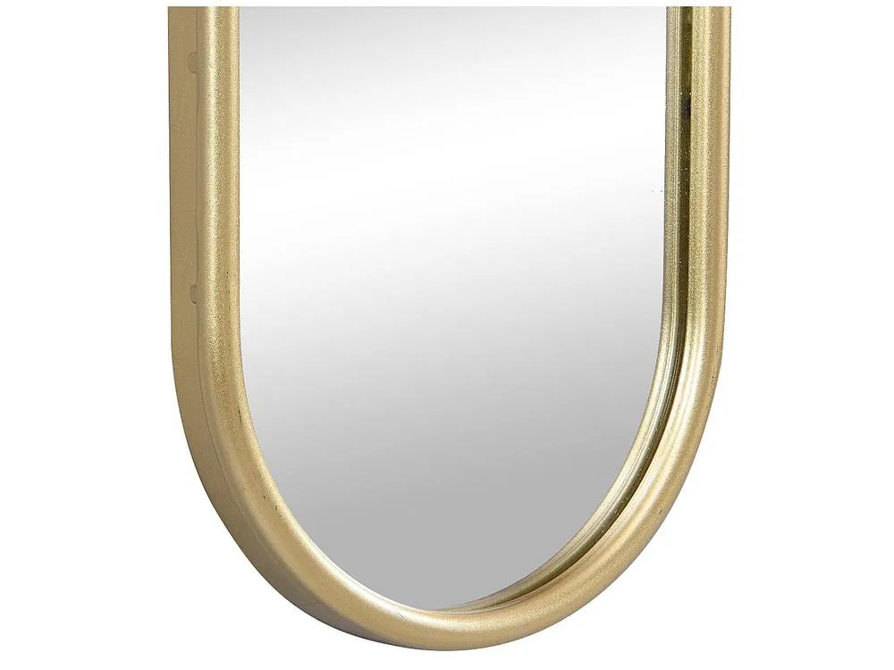 Vente-unique Set Of 3 Oval Metal Mirrors - L23 X H120 Cm - Gold - JAYLEN 6