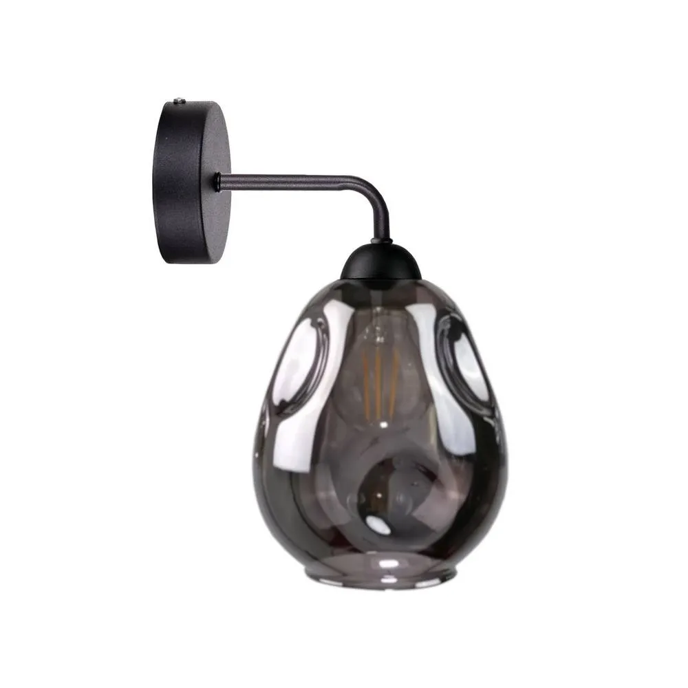 Netlighting Loki Dome Wall Lamp Black 23cm 1x E27