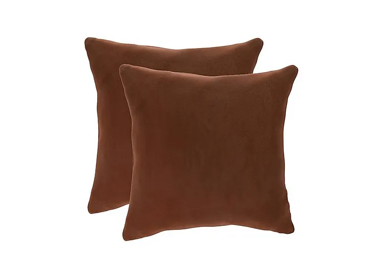 Pair of Large Scatter Cushions - Rusty Gate