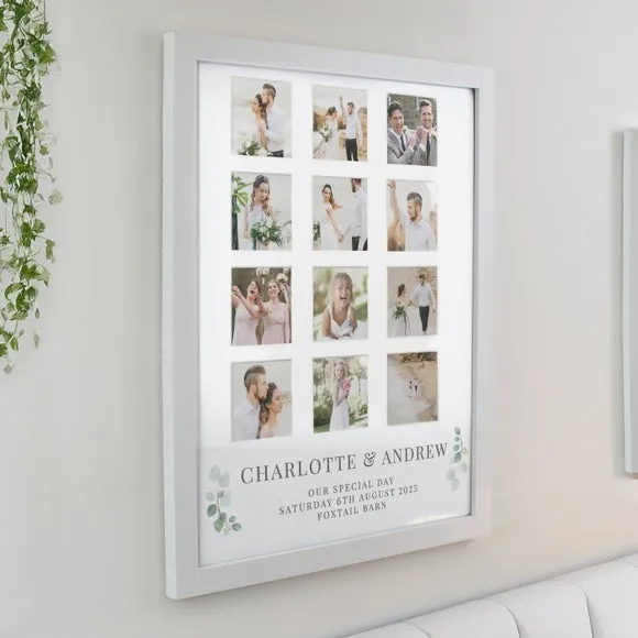 Personalised Wedding Multi Photo Frame 4