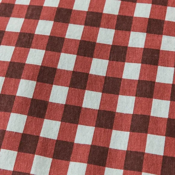 Maeva Gingham 100% Brushed Cotton Duvet Cover & Pillowcase Set 3