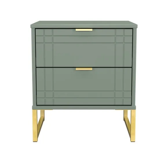 Darlton 2 Drawer Bedside Table 2