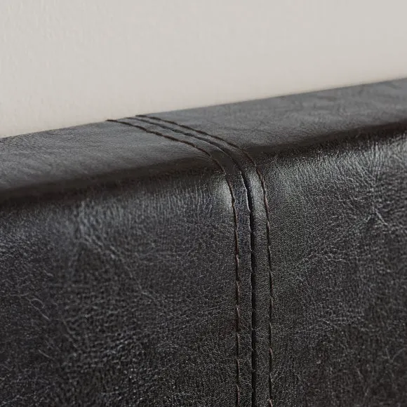 Berlin Ottoman Bed Frame, Faux Leather 4