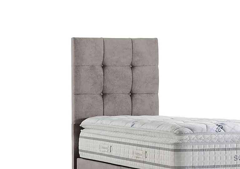 Apex Floor Standing Headboard - Single - Daytona Silver