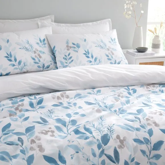 Abeny Leaves Cotton TENCEL Duvet Cover & Pillowcase Set 4