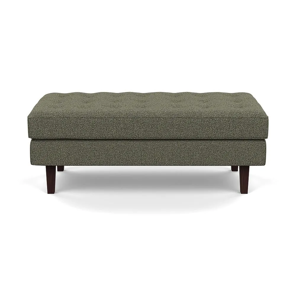 Heal's Hepburn Ottoman Loop Boucle Forest Black