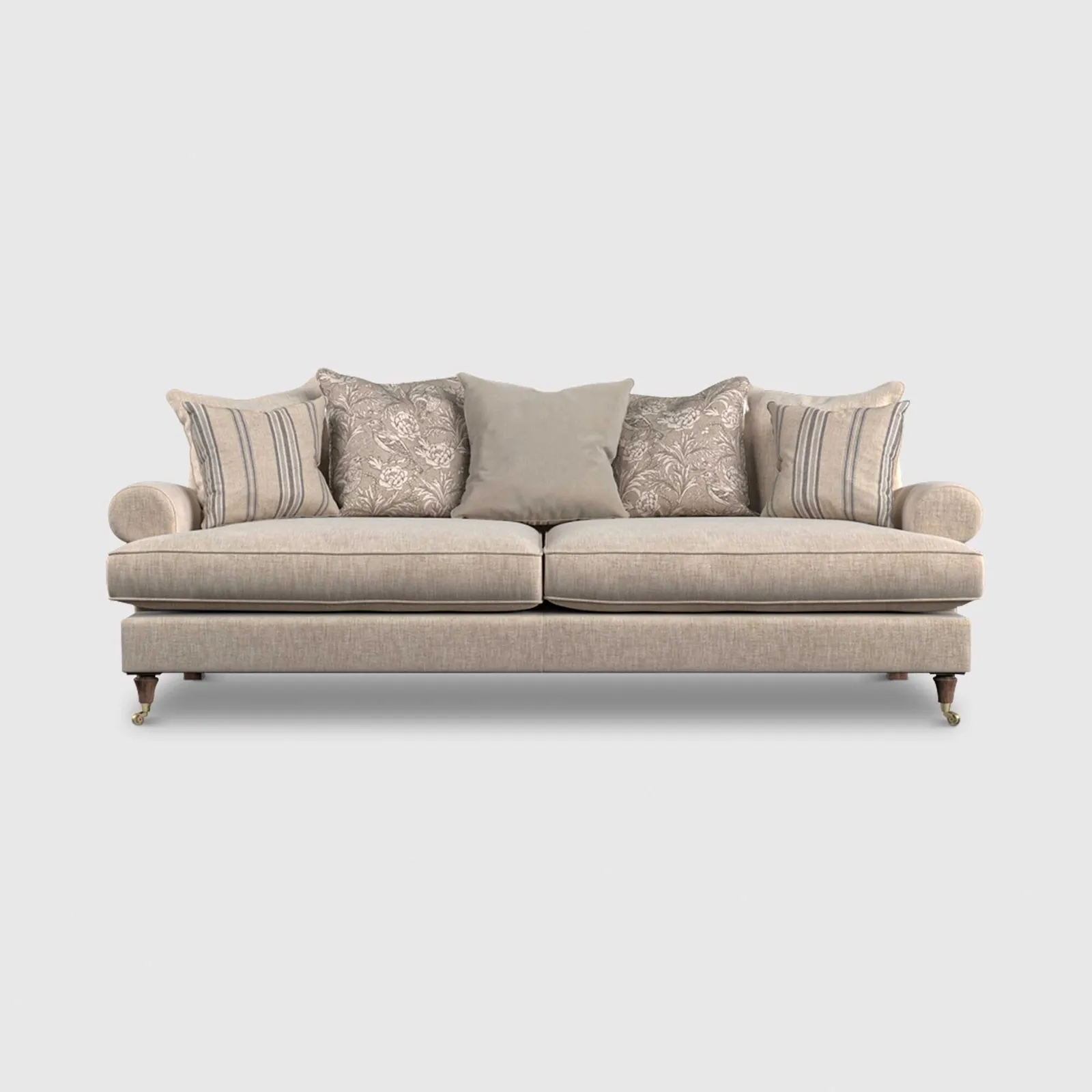 English Heritage Finch Large Sofa Pillow Back, Neutral | Barker & Stonehouse 1