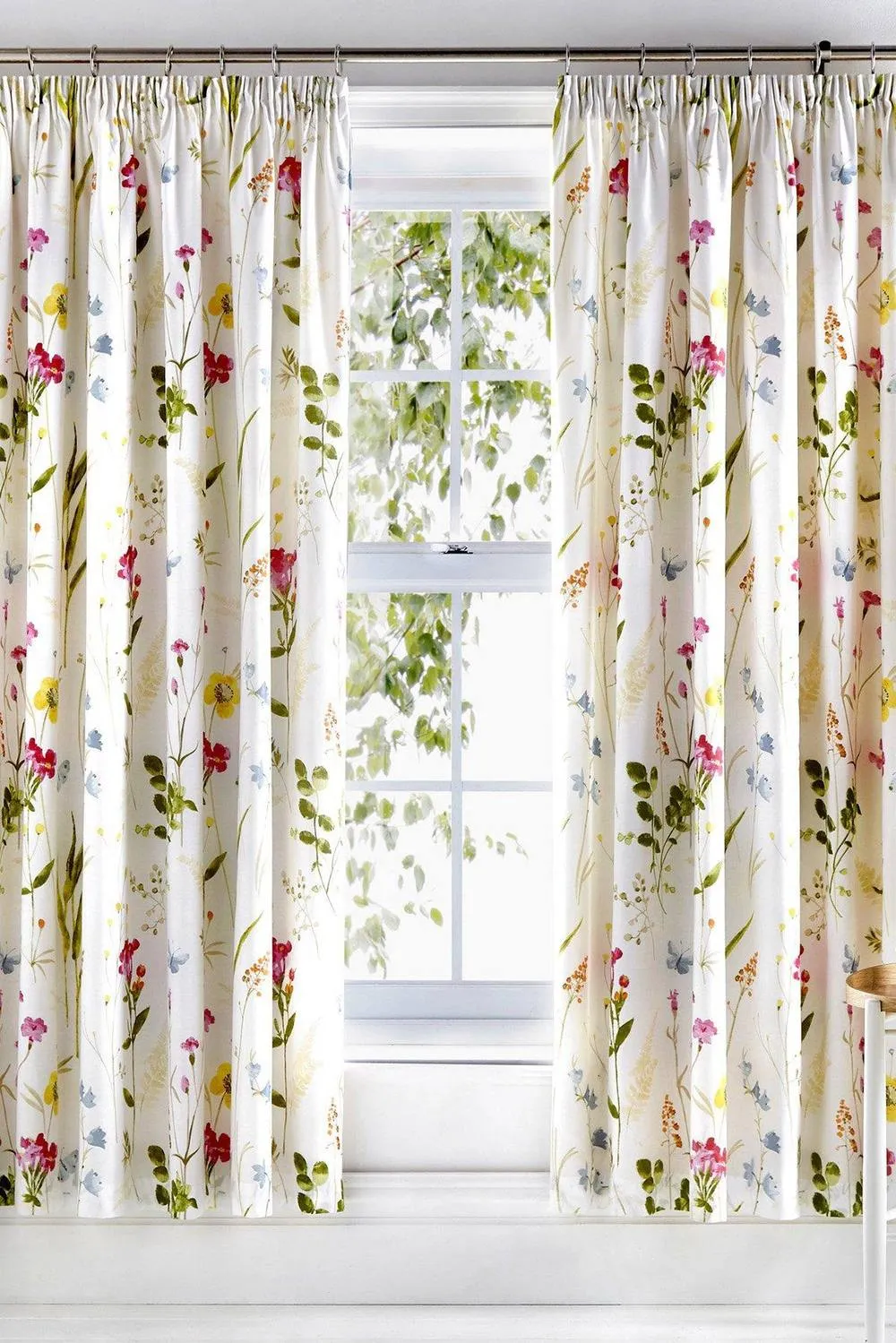 Dreams & Drapes 'Spring Glade' Pair of Pencil Pleat Curtains