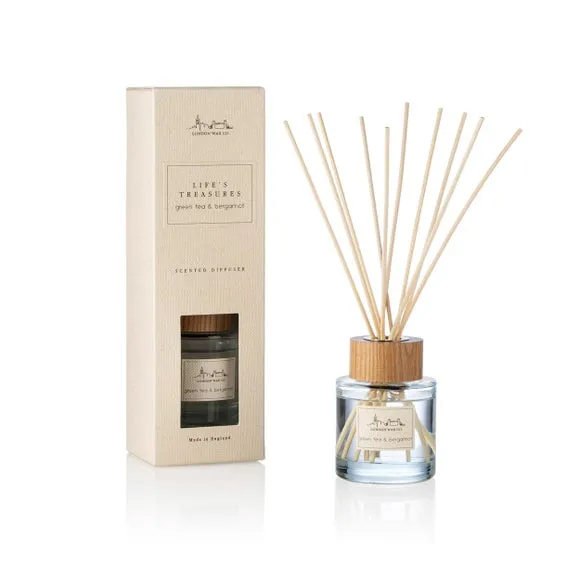 The London Wax Co Green Tea & Bergamot Diffuser
