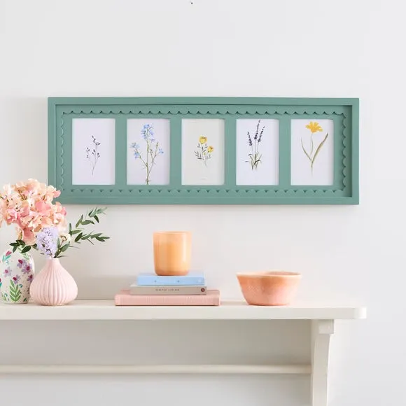 Remi Scalloped Multi Photo Frame