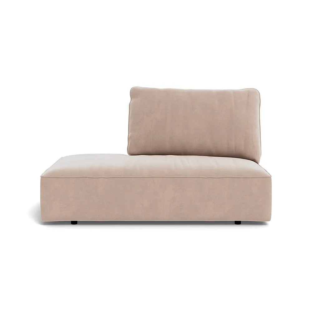 Heal's Morven Left Hand Facing Open End Unit Smart Velvet Pebble 1