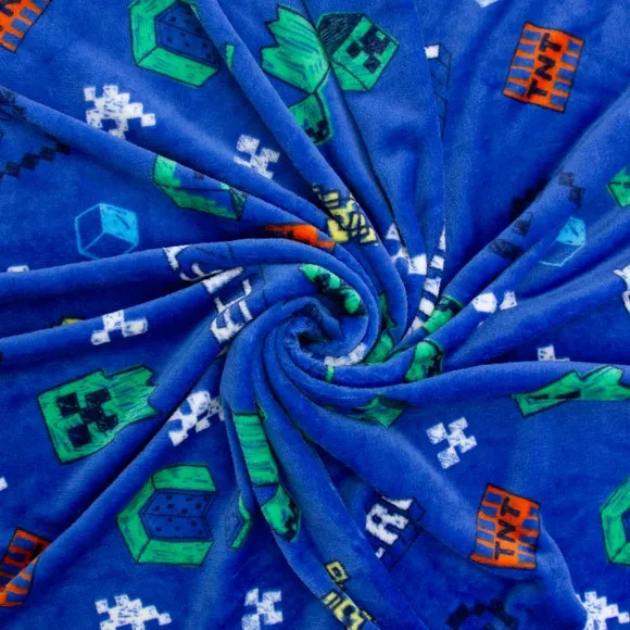 Minecraft Fleece 150cm x 100cm Throw Blanket 4