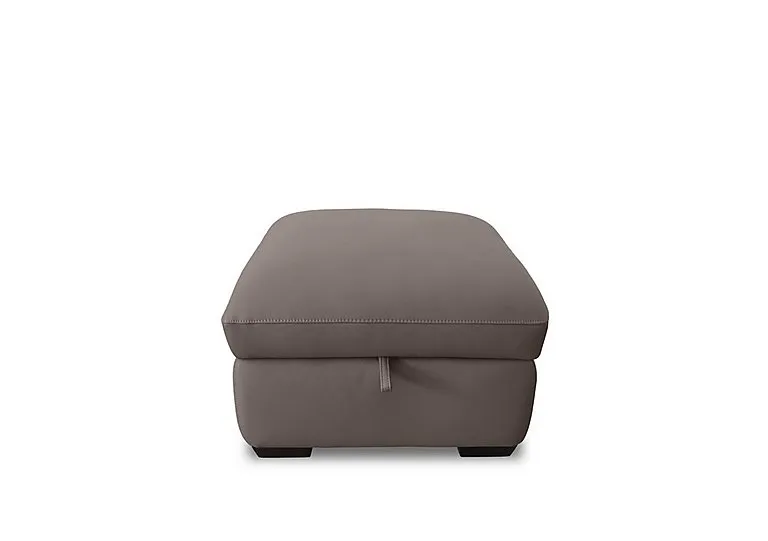 Restore Leather Storage Footstool - BV Elephant