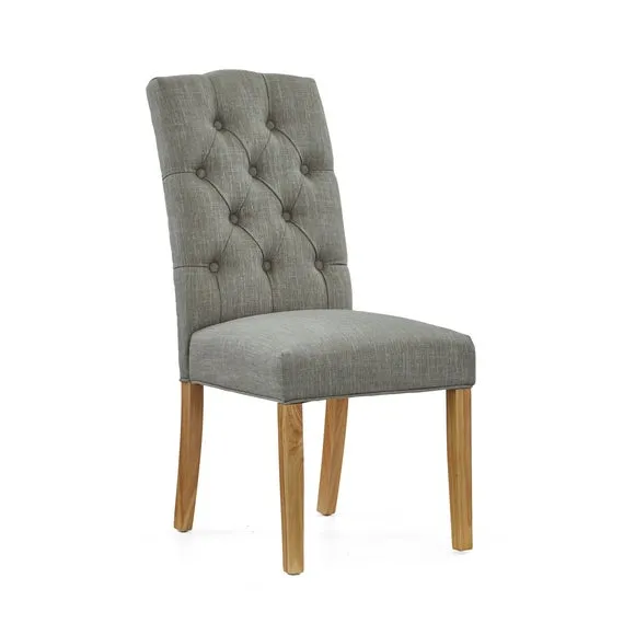 Normandy Set of 2 Chelsea Dining Chairs, Fabric 2