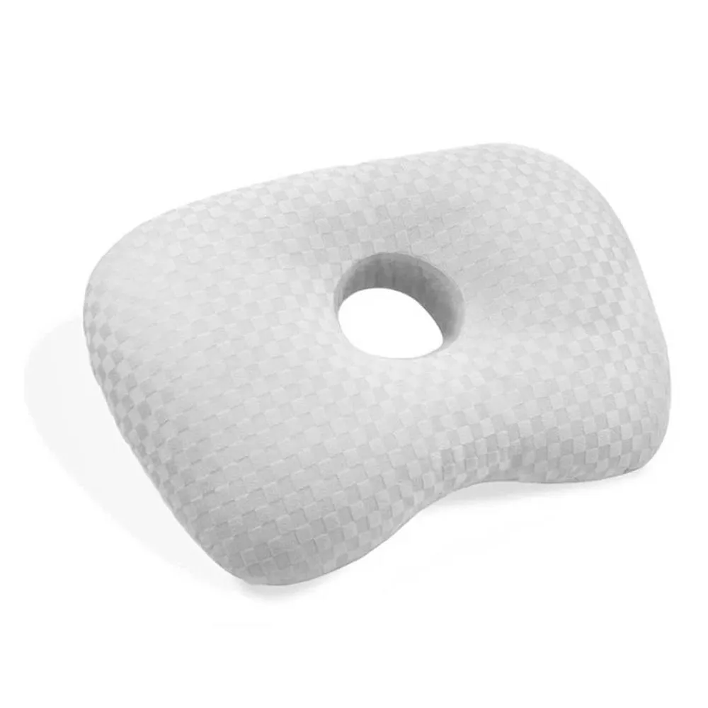 Kelvenix white Pillow with Ear Hole for Ear Pain Relief