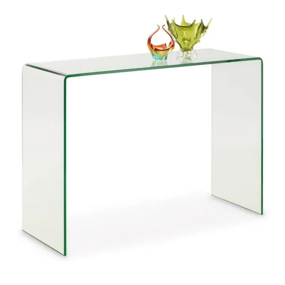 Amalfi Bent Glass Console Table 2