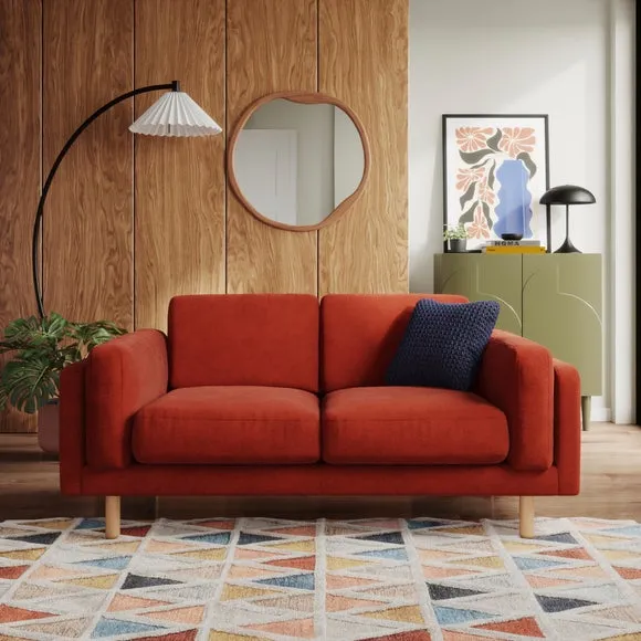 Newton Luxe Chenille 2 Seater Sofa 1