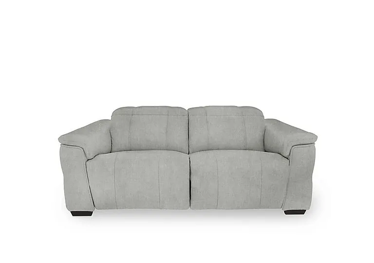 Inca Fabric 2 Seater Power Recliner Sofa with Power Headrests - Manhattan Stone