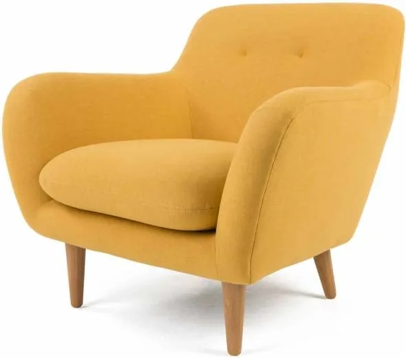 Dylan Armchair, Yolk Yellow
