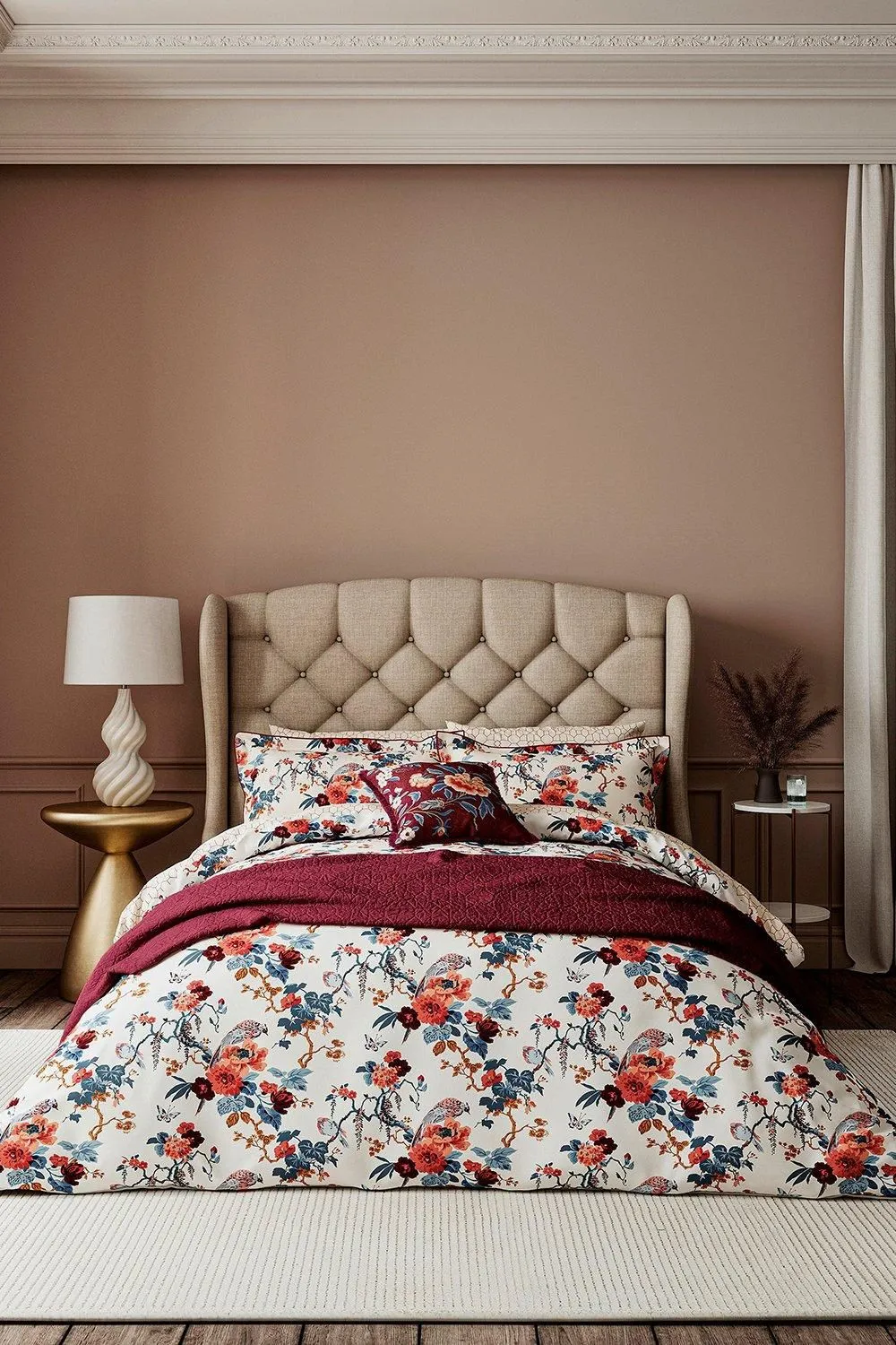 V & A 'Chinoiserie Charm' Cotton Duvet Cover Set